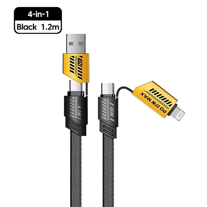 4 in 1 USB-C Charging Cable 1m