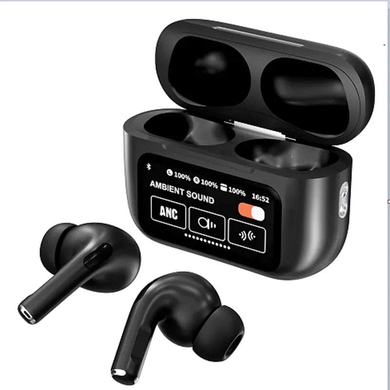 A9 Pro 2+ ANC/ENC LED Touch Display Premium Quality With Noise Cancellation
