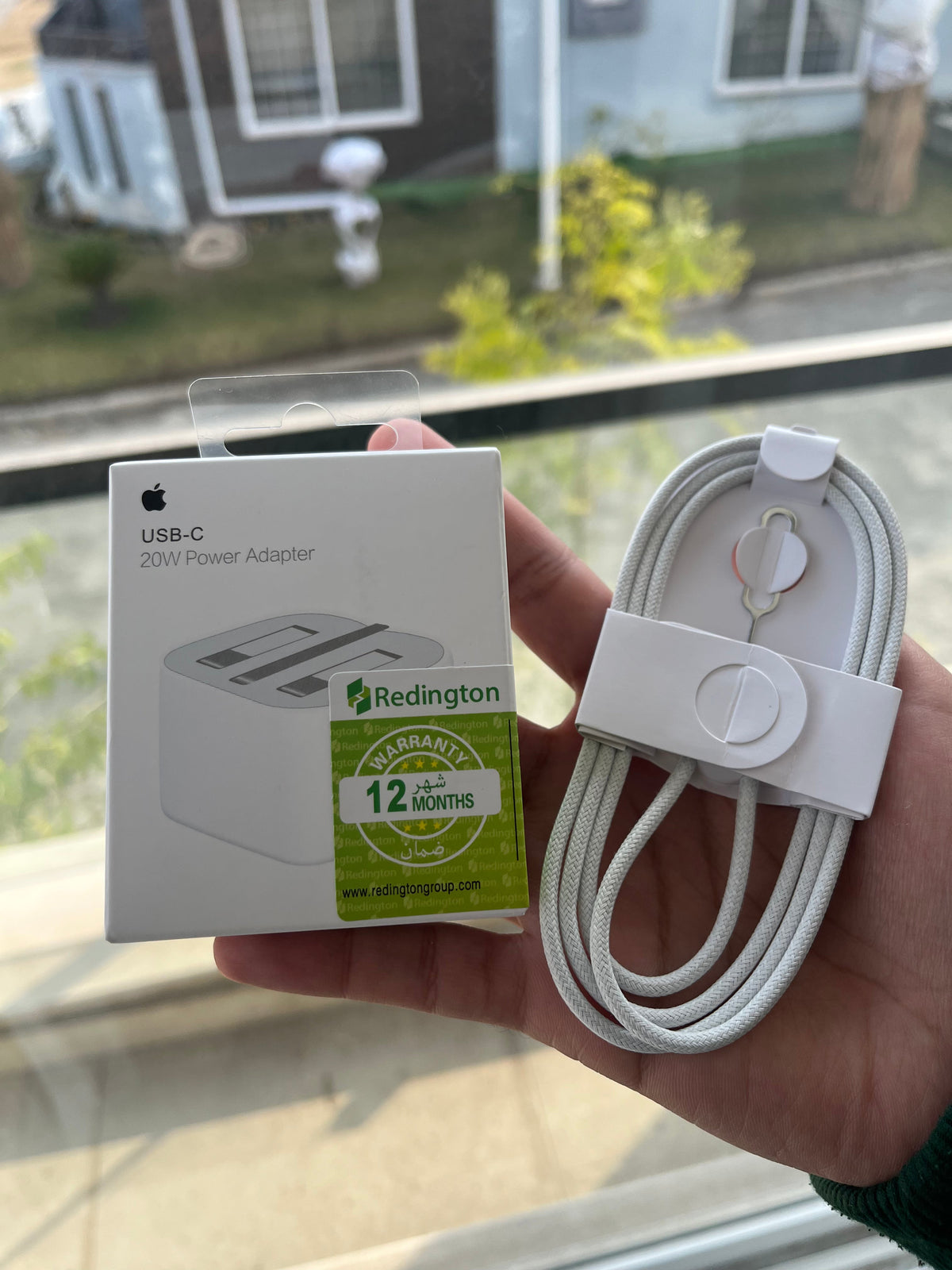 20W USB-C Fast Charger + Free Data Cable — iPhone/iPad Compatible