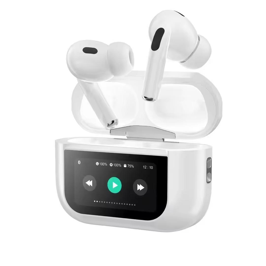 A9 Pro 2+ ANC/ENC LED Touch Display Premium Quality With Noise Cancellation